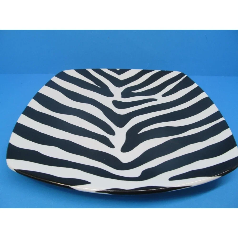 222 Fifth Zebra Black And White 8 1/4